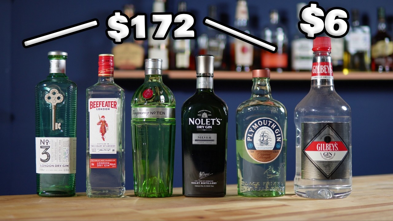 Top Shelf Gins vs a Budget Jug (Blind Taste Test & Ranking)