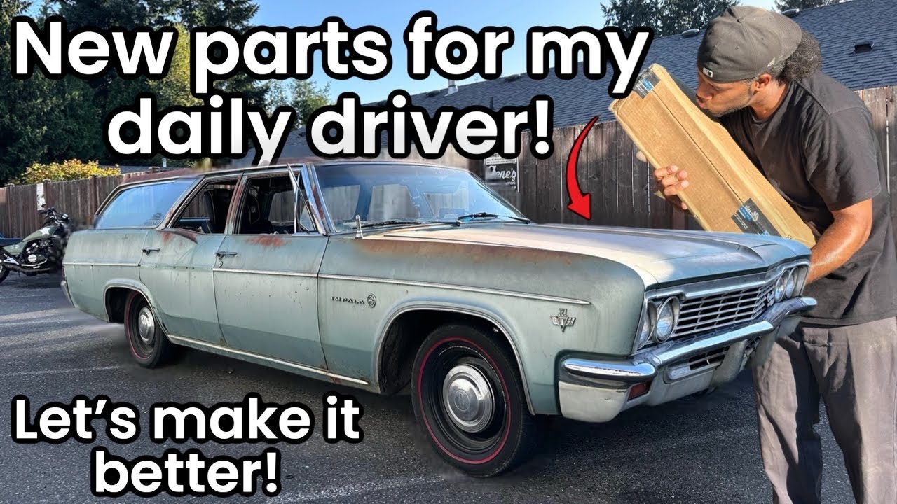 I had to FINALLY fix some things! #impala #impalawagon  #1966impala 