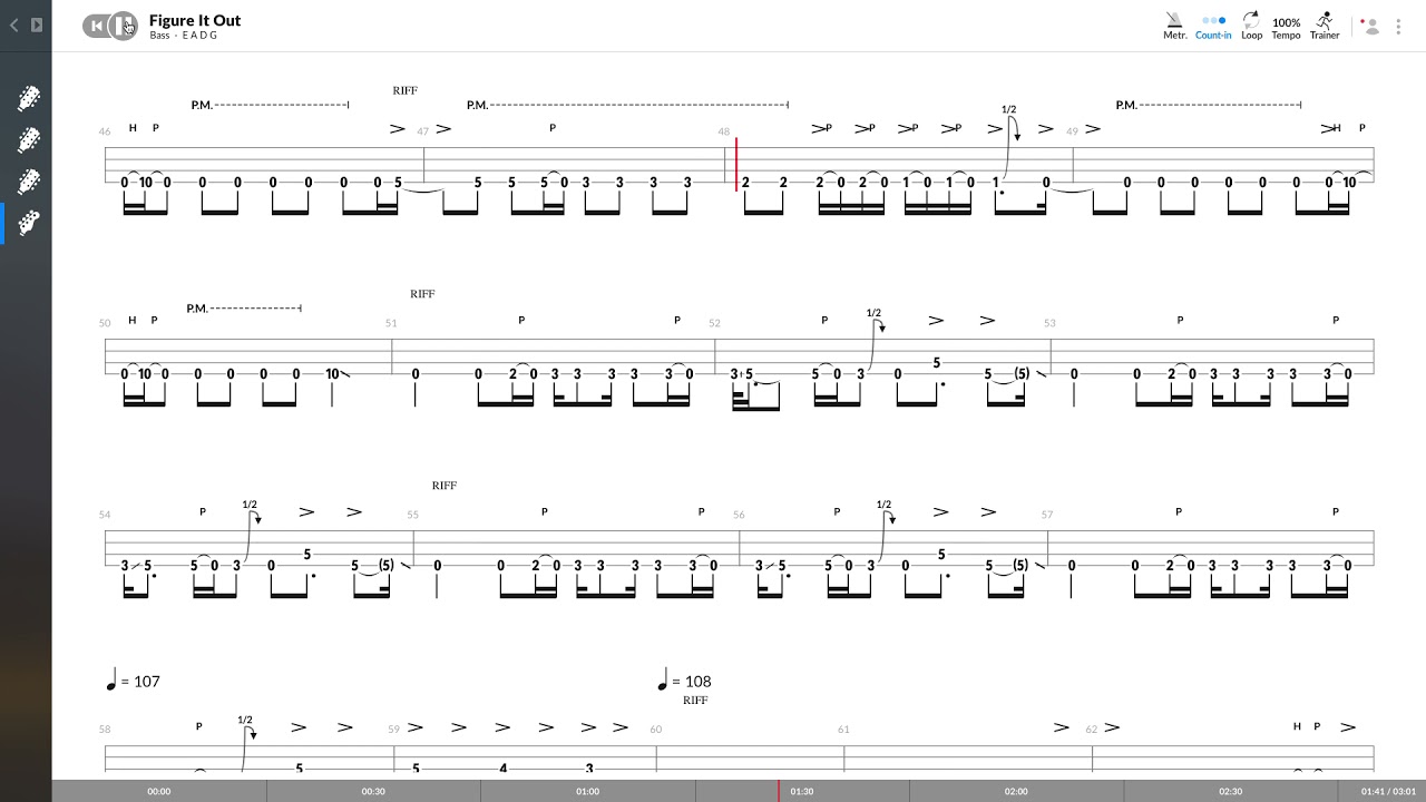 Royal Blood - Figure It Out (BASS TAB PLAY ALONG)