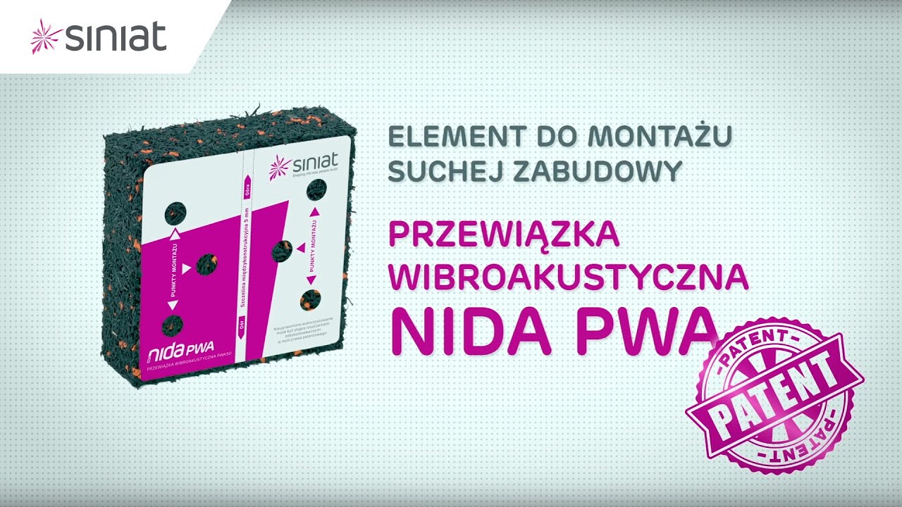 Jak zwiększyć izolacyjność akustyczną ścian dzięki NIDA PWA.