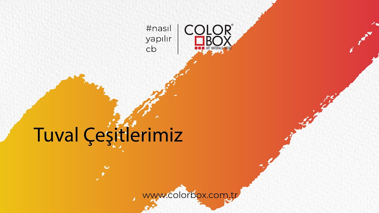 Tuval çeşitlerimiz #nasilyapilircb #colorboxartmaterials