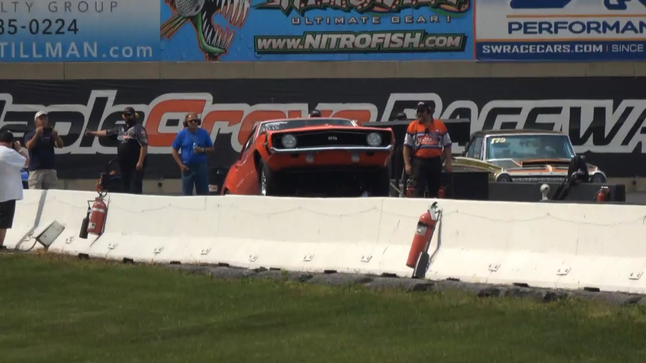 NHRA Stock Eliminator Rd. 1 at Maple Grove Raceway