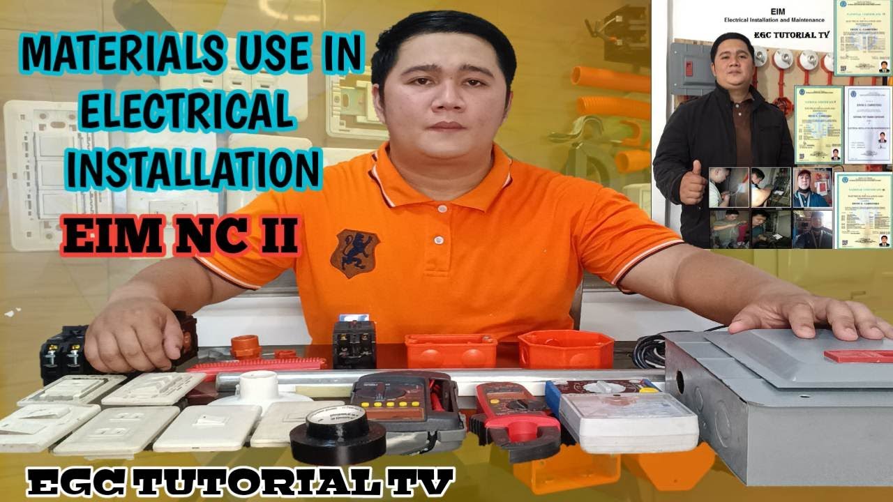 MATERIALS USE IN ELECTRICAL INSTALLATION...EIM NC II #materials #tools #equipment #electrical