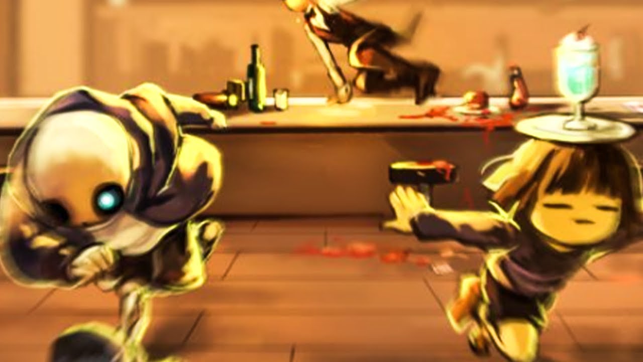 Sans steals ketchup... (LOL)