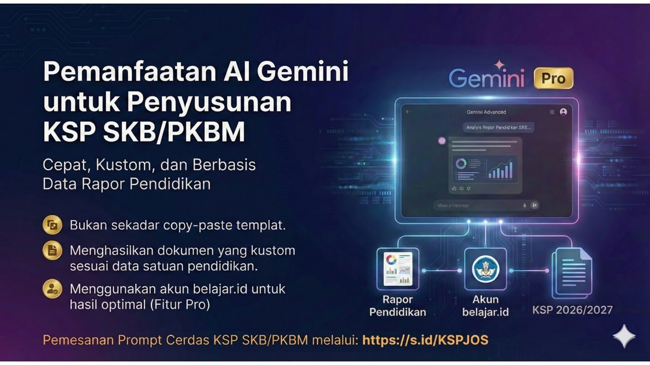 Pemanfaatan AI Gemini untuk Penyusunan KSP SKB/PKBM Berbasis Data