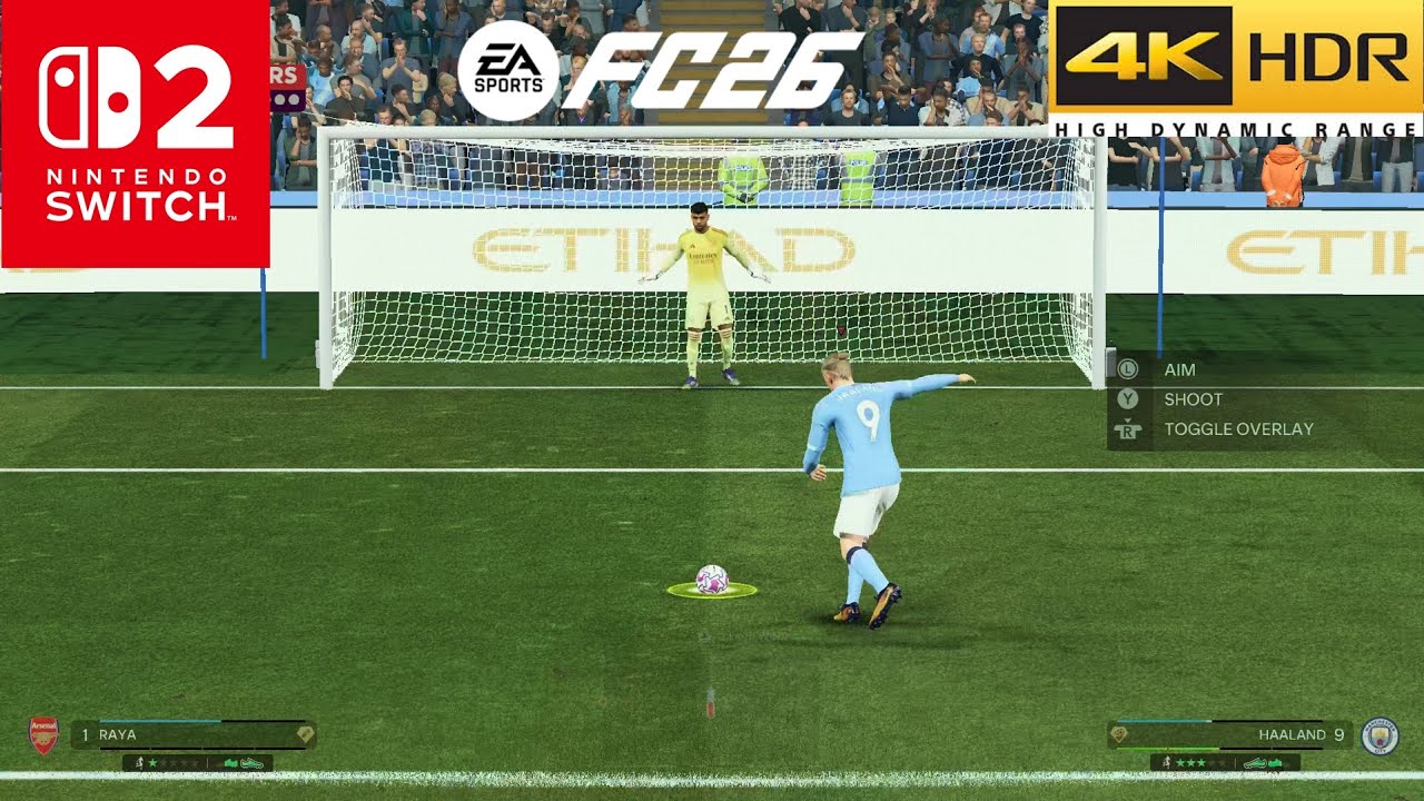 FC 26 Switch 2 — Игровой процесс Премьер-лиги [4K HDR]