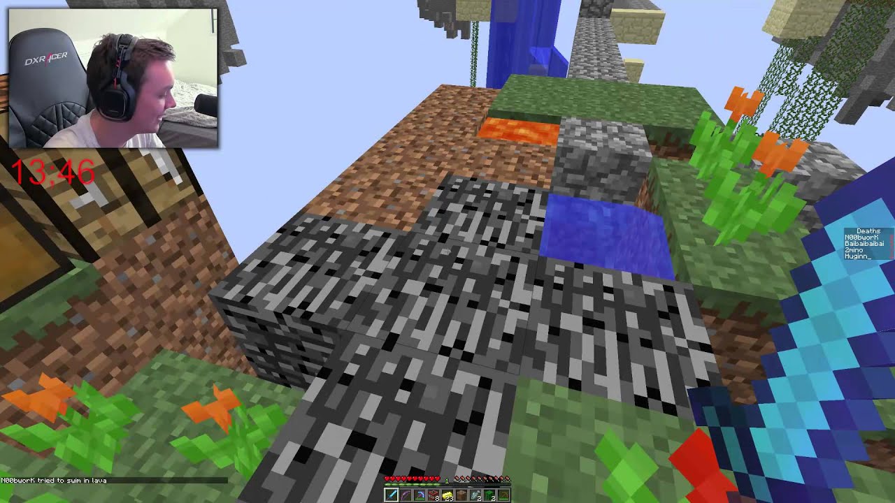 VÅR FØRSTE GJEST! | Lucky Skyblock | Norsk Minecraft