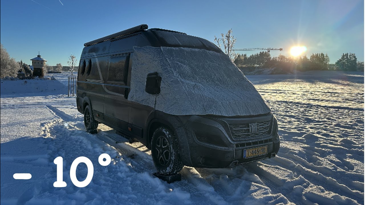 Wij gaan met deze buscamper op wintersport | Winterkamperen in Oostenrijk – Campervlog
