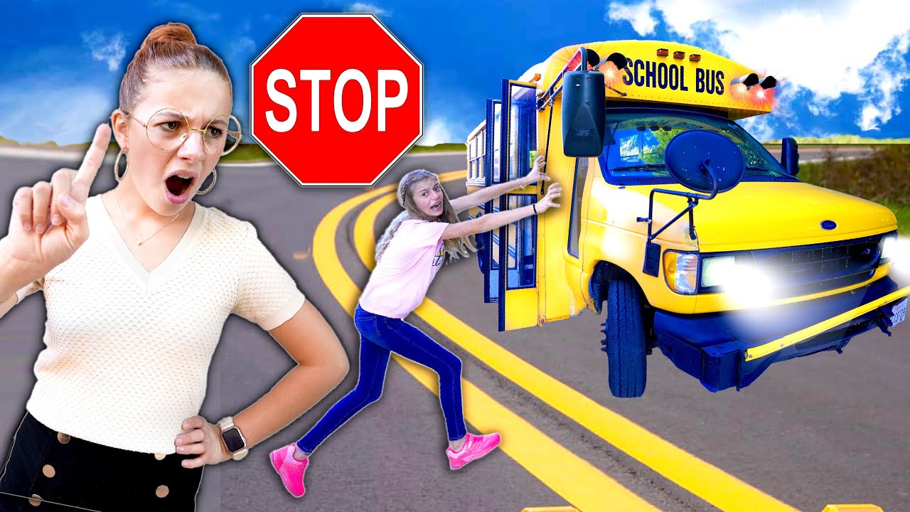 Trouble Kids On A School Bus!