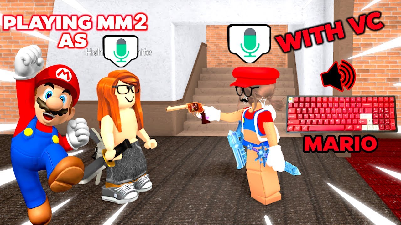 MARIO DESTROYS TOXIC TEAMERS IN MM2 VOICECHAT (KEYBOARD ASMR)