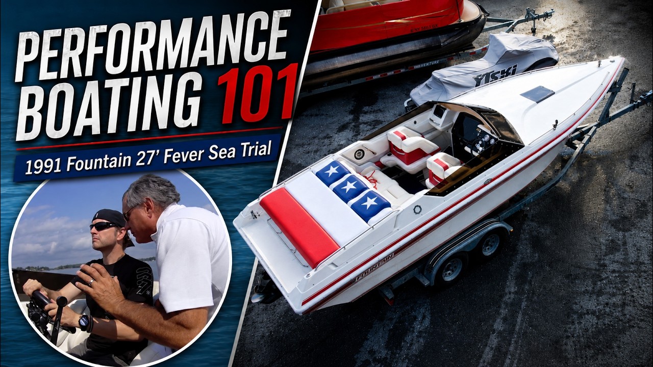 1991 Fountain 27' Fever Sea Trial