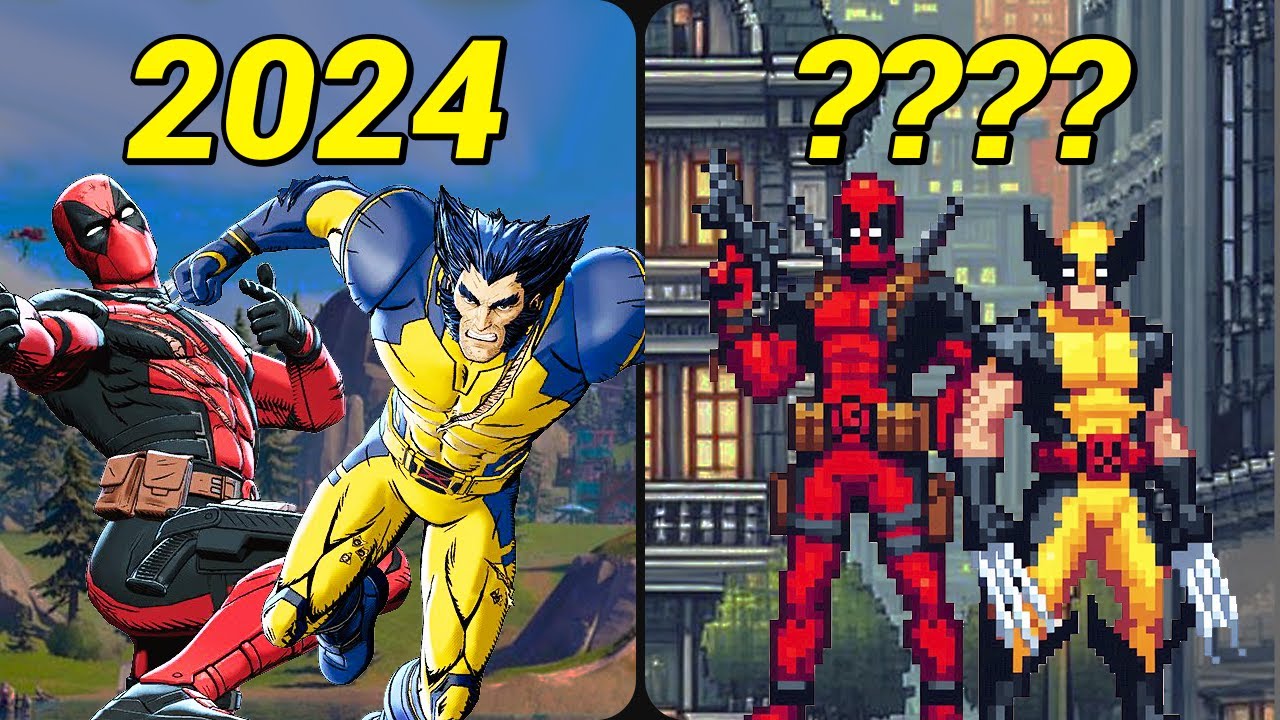 The evolution of DEADPOOL & WOLVERINE in games