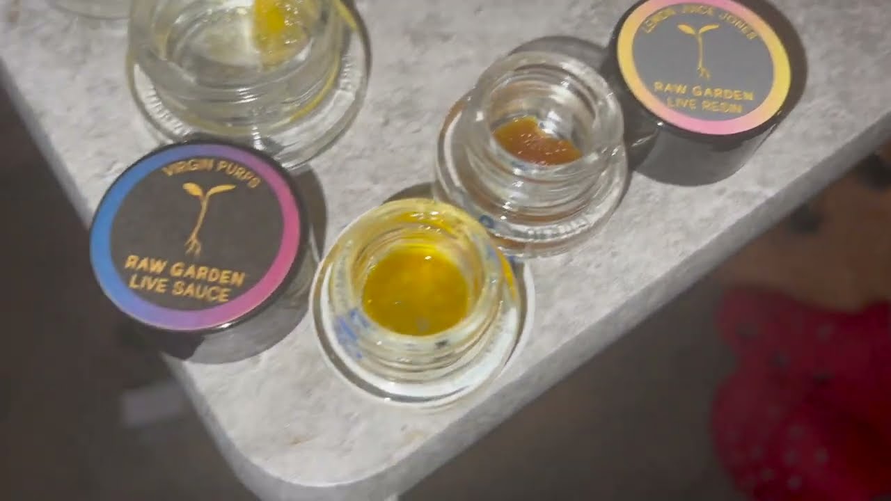 Late Night Dab Sesh Raw Garden and CBX
