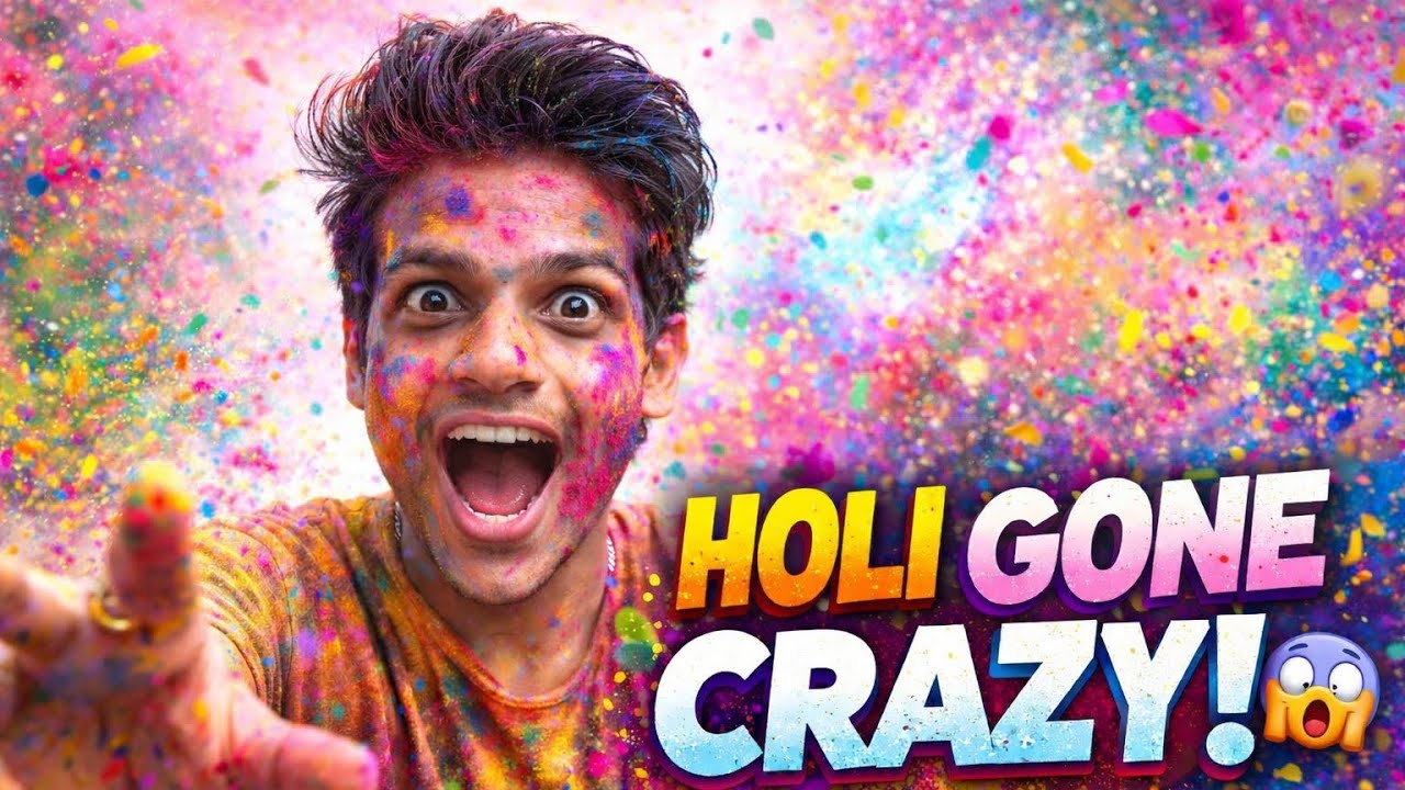 Iss Holi kuch alag hua 😳🌈 | Real Holi Vlog 2026”