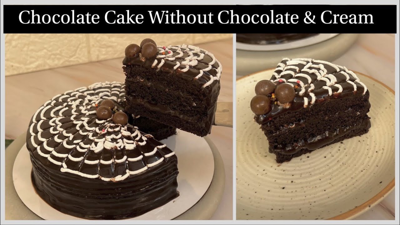 Super Moist Chocolate Cake | No CREAM, No Chocolate, No Oven, Eggs Chocolate Truffle Cake in Kadai