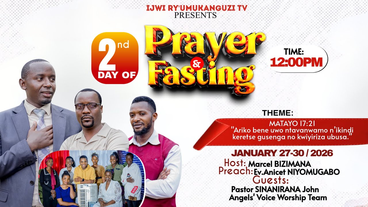 🔴Live - UMUNSI WA 2 W'AMASENGESHO - JANUARY 27-30 / 2026