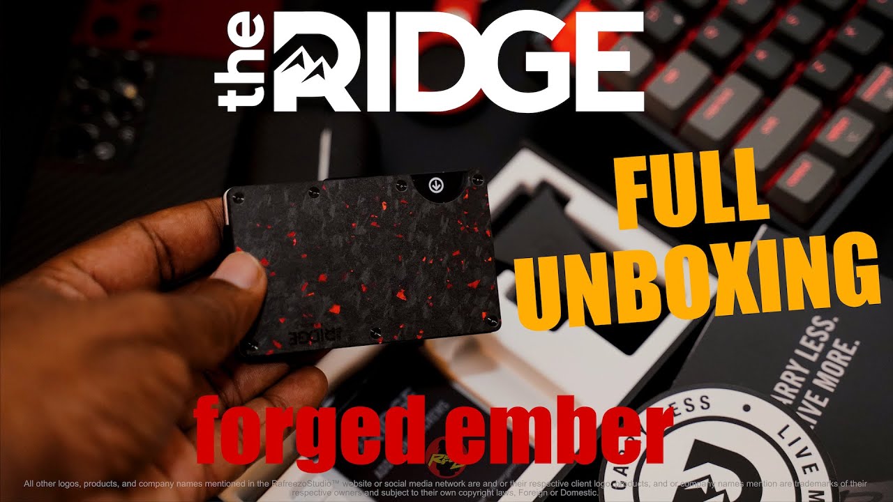 RIDGE FORGED EMBER CARBON FIBER FULL UNBOXING #RIDGE #CARBONFIBER #FORGEDEMBER
