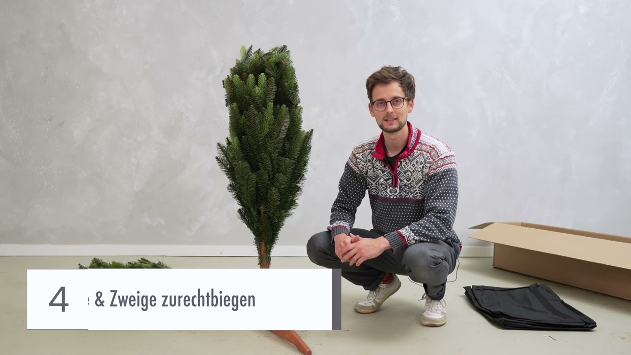 In 5 einfachen Schritten zum perfekten Weihnachtsbaum - Aufbauanleitung Pure Living