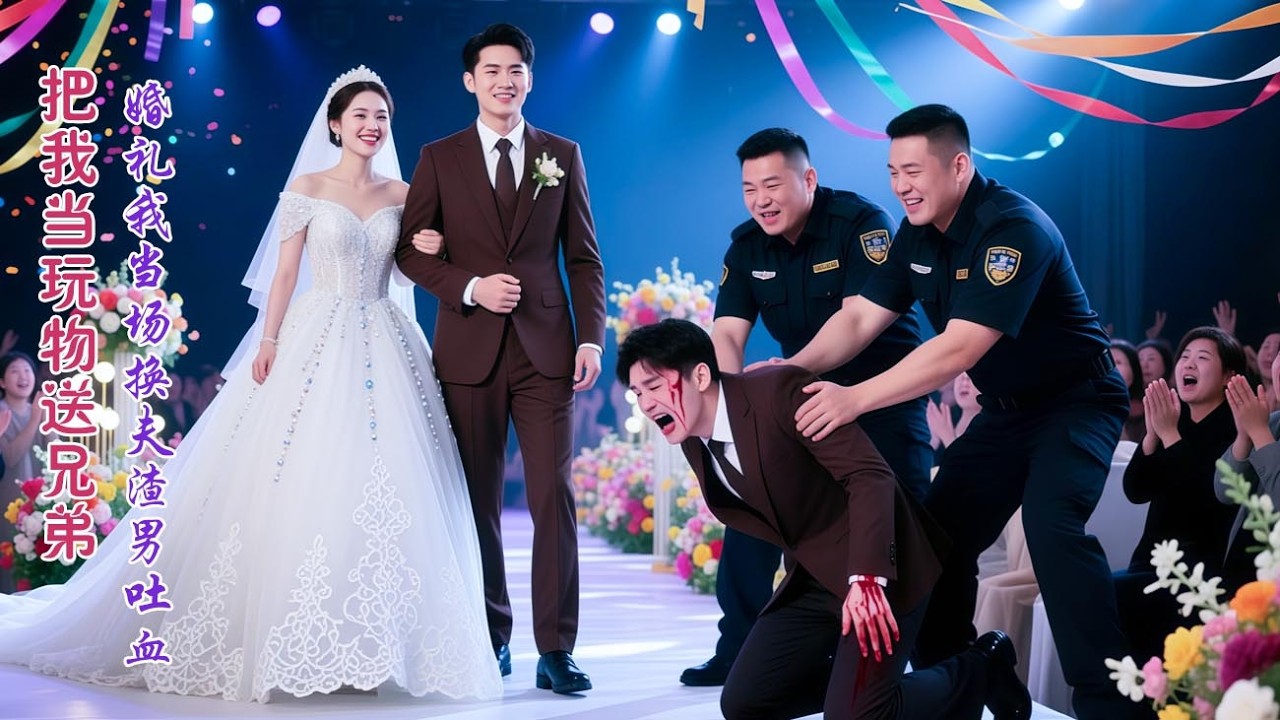 渣男把她當玩物送兄弟蹂躪，反手嫁多年死對頭霸總，婚禮現場當場換夫，渣男悔斷腸當場吐血！#萌娃#短劇 #甜寵 #總裁 #灰姑娘# 復仇#