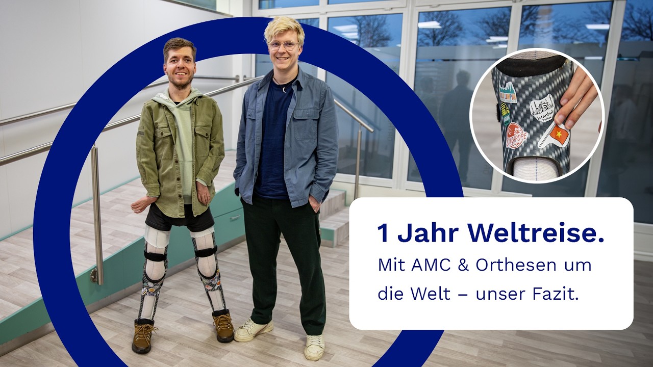 1 Jahr mit angeborener Gelenksteife (AMC) und Orthesen auf Weltreise