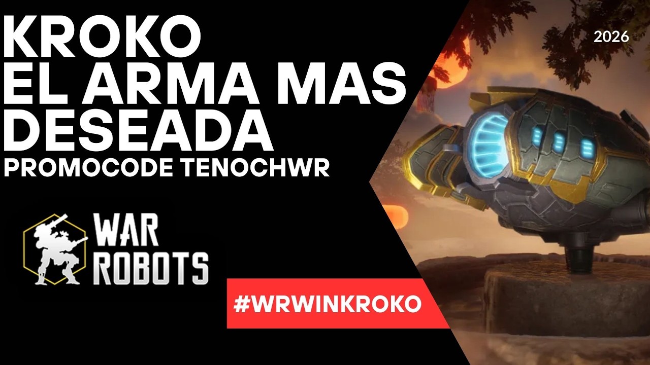😎 ULTIMA OPORTUNIDAD DE  GANAR KROKO 🤑 Tenoch WaR Robots 😜 #WRWinKroko 🤖 #tenochwar #warrobots