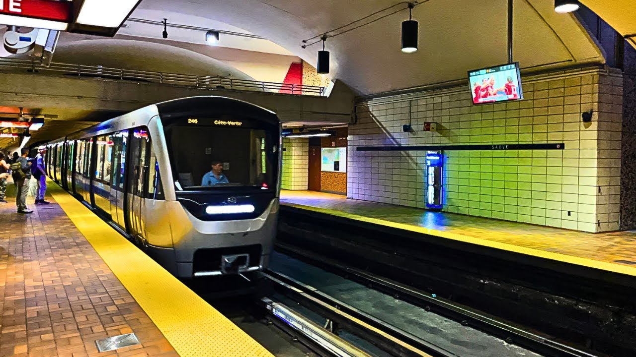 [Métro de Montréal] Trajet de Sauvé à McGill incluant les vues extérieures 🟠🟢