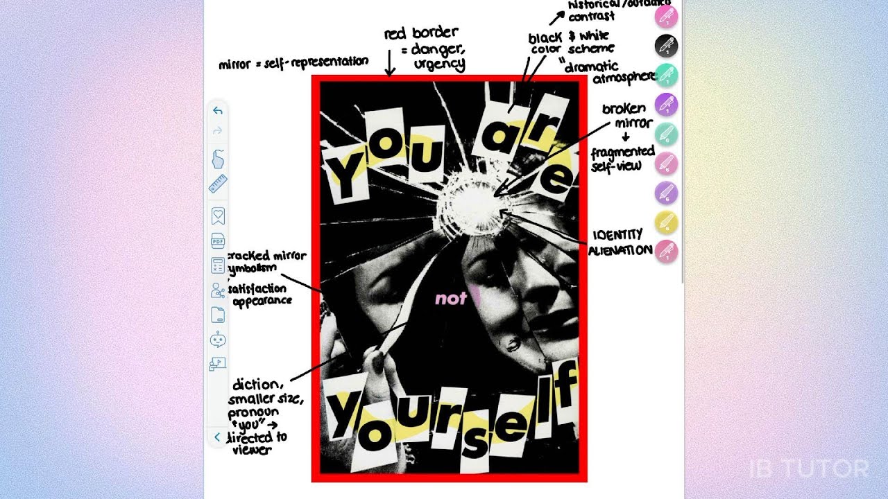 Analyse a Barbara Kruger Art Work With Me!