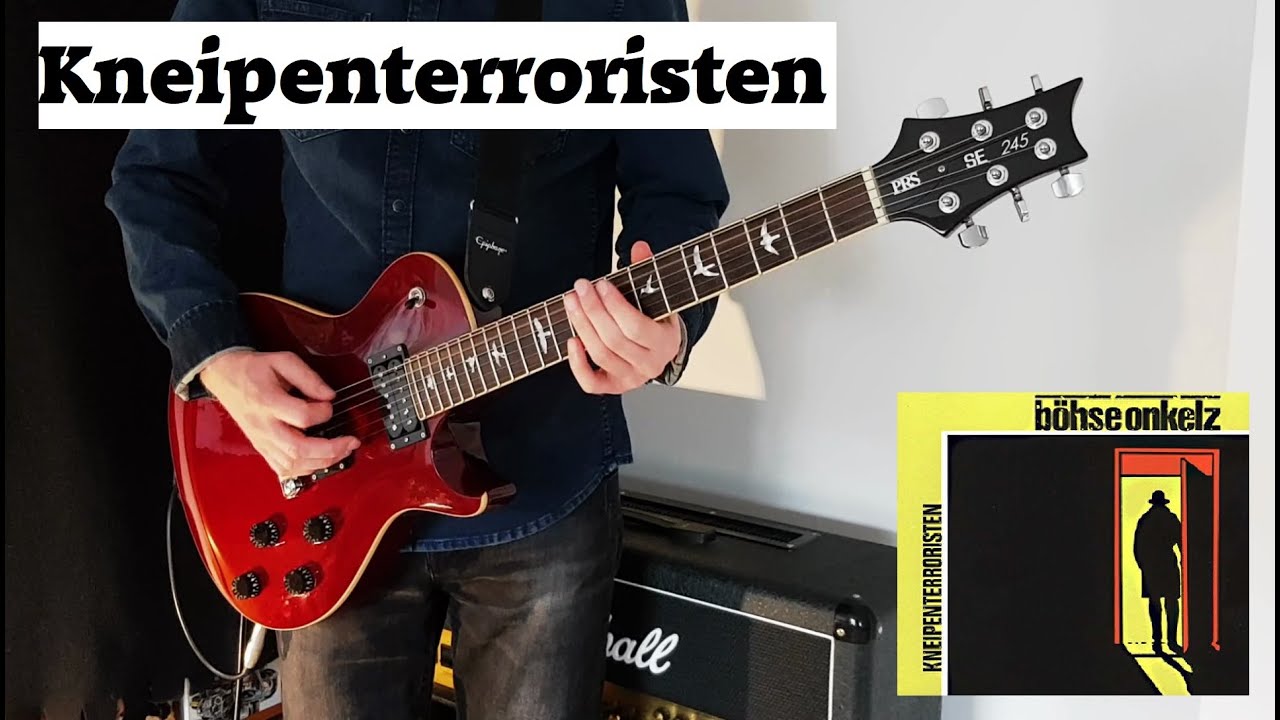 Kneipenterroristen (Böhse Onkelz) | Gitarren-Cover (mit Solo)