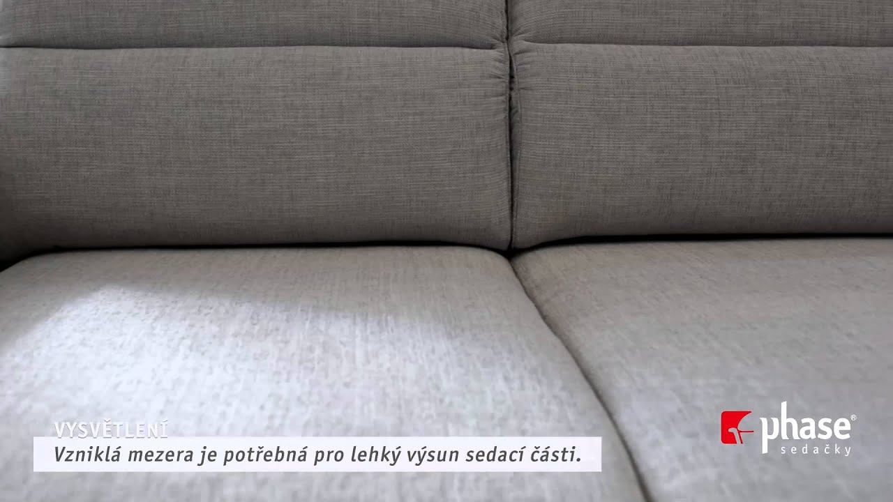 Sedačky Phase - Rozkládací mechanismus sedačky Lamia