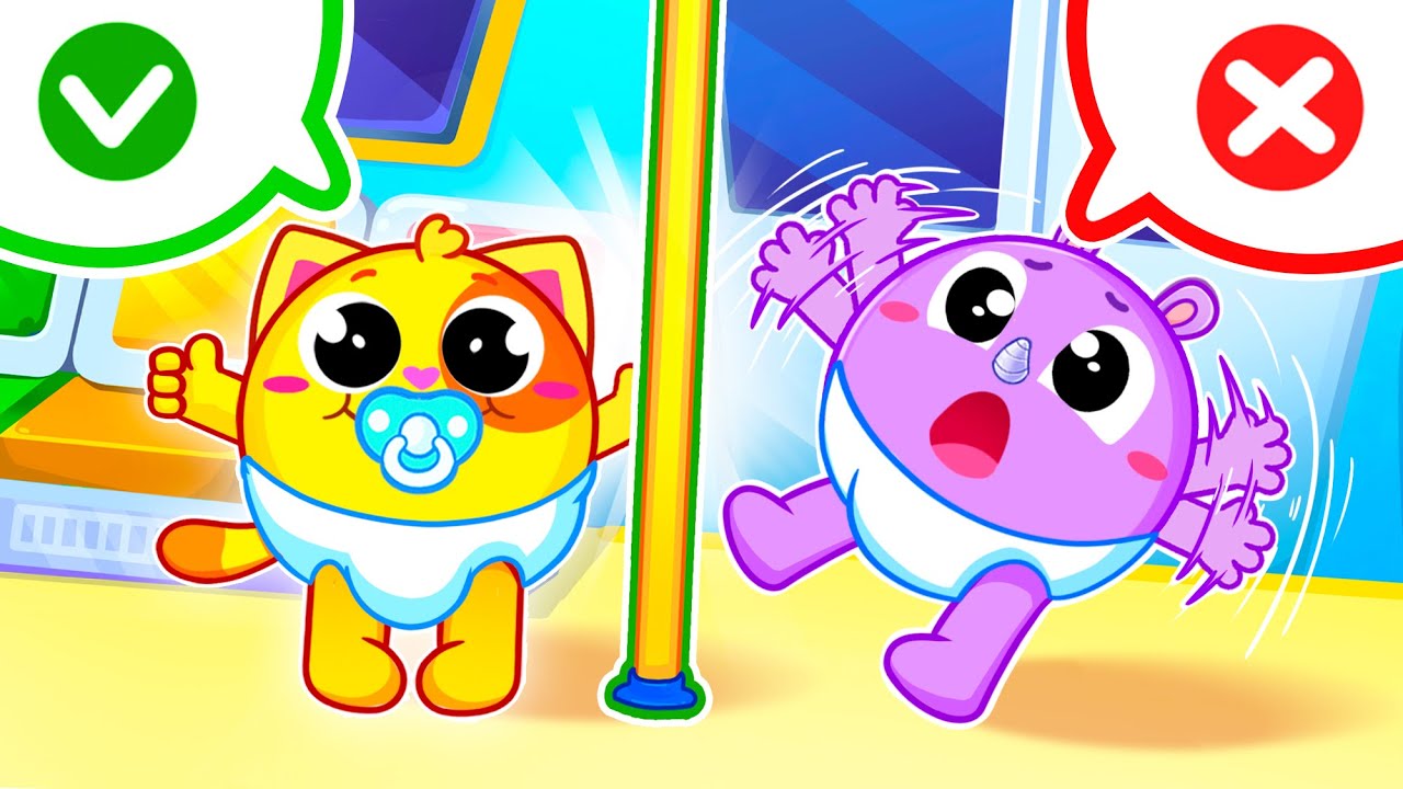 Train Safety Song | Safety Rules for Kids | Funny Songs For Baby & Nursery Rhymes by Toddler Zoo