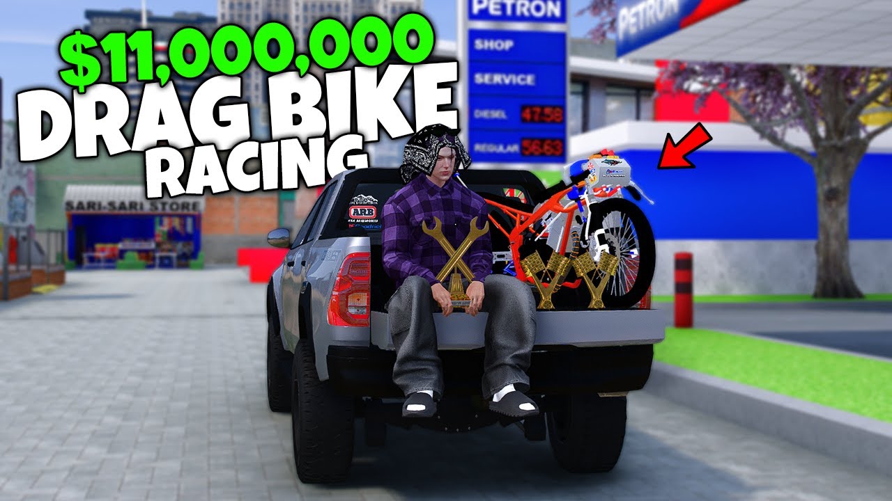 NMAX DRAG VS SONIC DRAGBIKE $11,000,000 MONEY GAME (BEST OF 3) sa GTA 5 | SnoopX