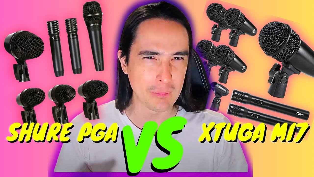 SHURE Pga VS XTUGA Mi7. Mejor Kit para BATERÍA!!