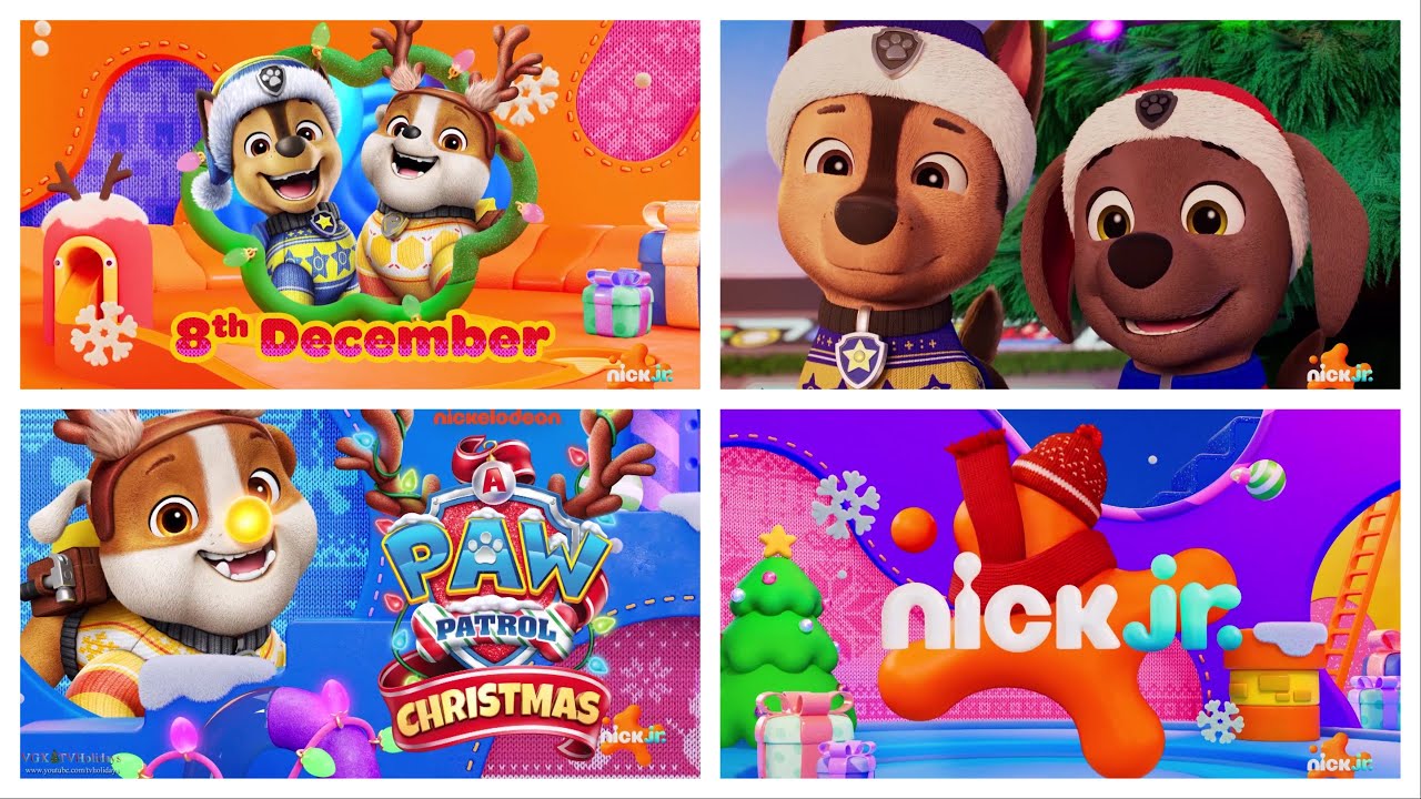 Nick Jr HD UK Рождественская реклама Щенячьего патруля 2025🎅🎄
