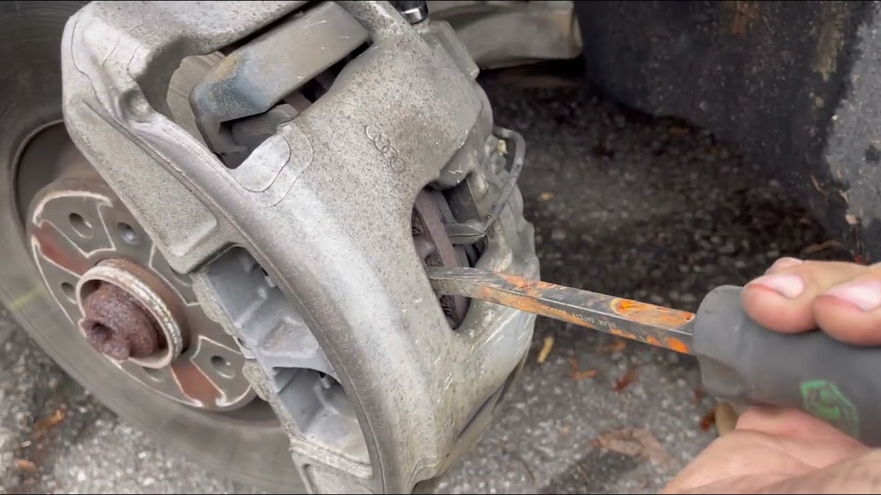 Audi A6 A7 Front Brakes Pads Rotors Replacing Warped inspect Ceramic Akebono Carquest advance Auto