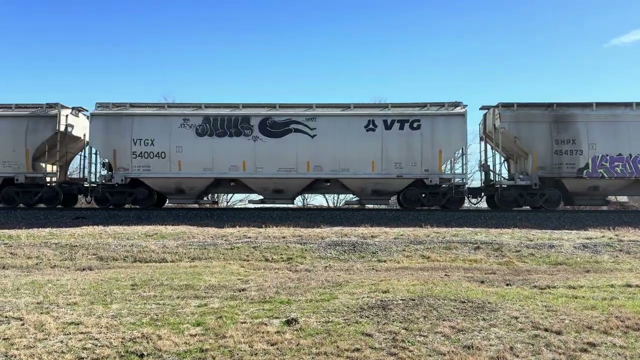 SB BNSF grain train 1/16/26