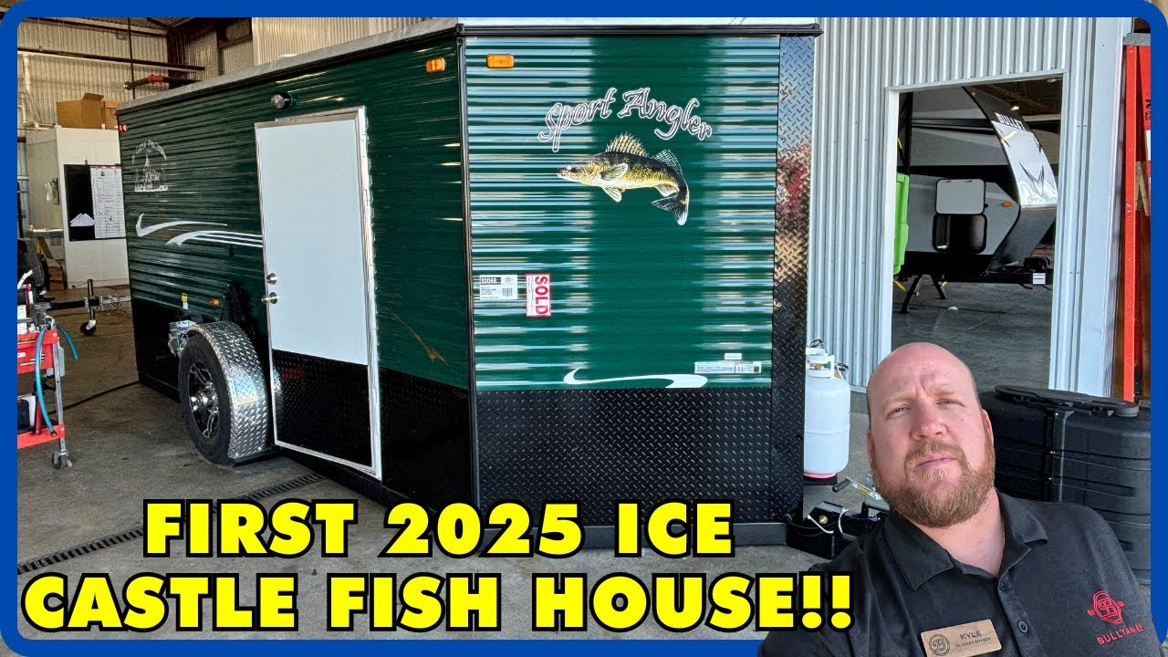 ПЕРВЫЙ домик для рыбалки 2025 года! Домик для рыбалки Ice Castle 2025 года, 14 В, спортивный рыболов