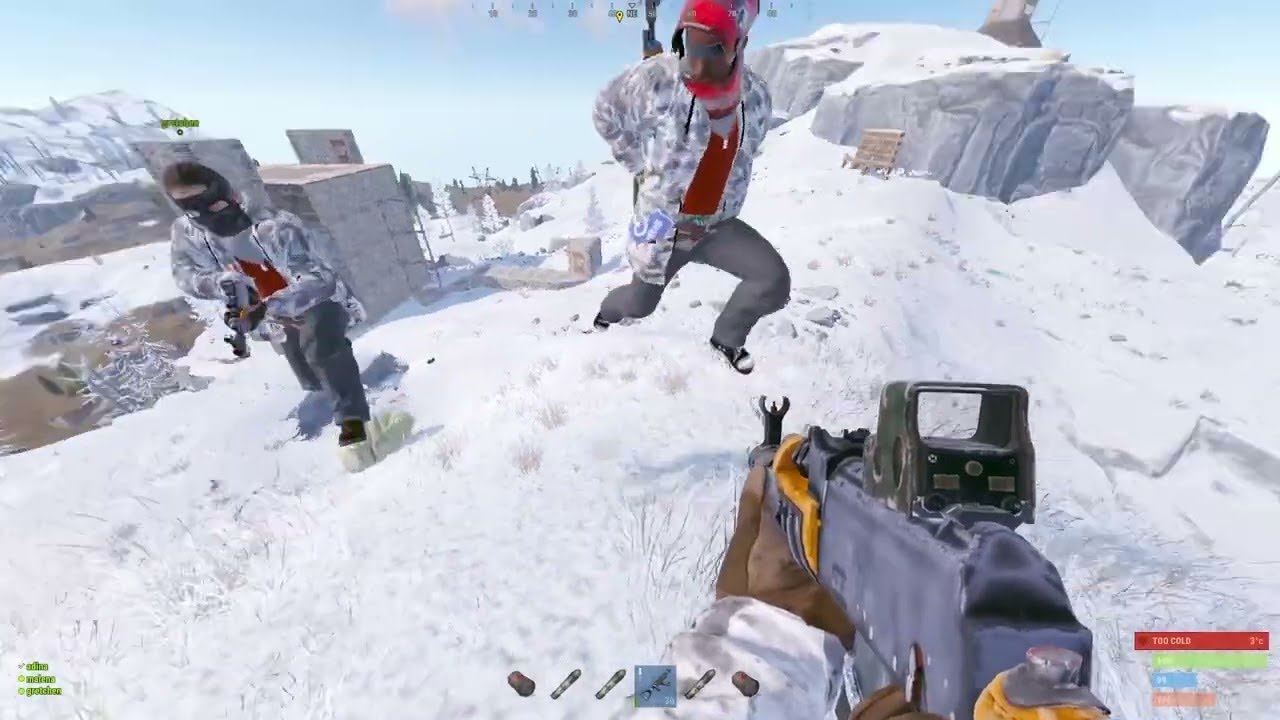 OMG OMG Rust Trio Trausi with Oilrats and Hutnik Arctic Hostiles Countering with Water Bottle Part 3