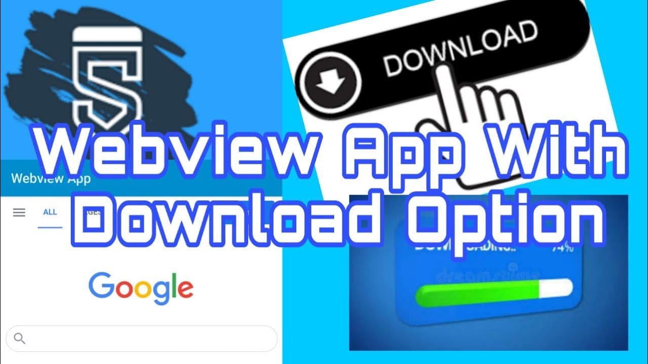 Make a WebView App With Download Option | Sketchware Tutorials 01
