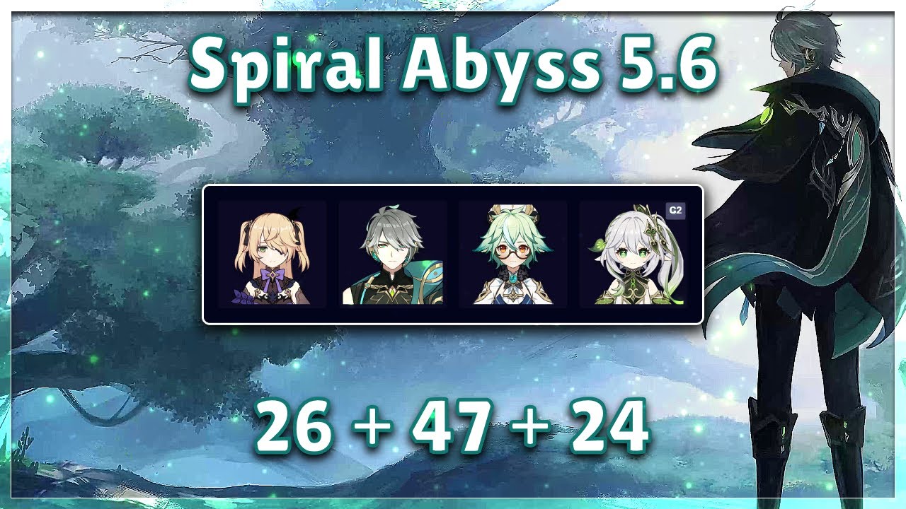 C0R1 Alhaitham [5.5 Cost] 97 Sec Top Half Speedrun | 5.6 Abyss (26 + 47 + 24)