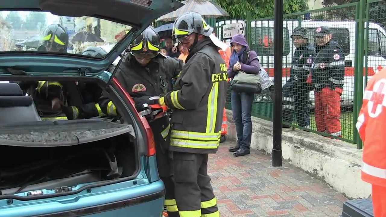 CRI-VVF-PM Simulazione Incidente Santena 20-05-12
