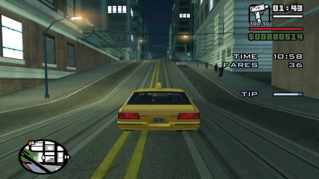 Grand Theft Auto: San Andreas - Side-Mission  - Taxi Driver