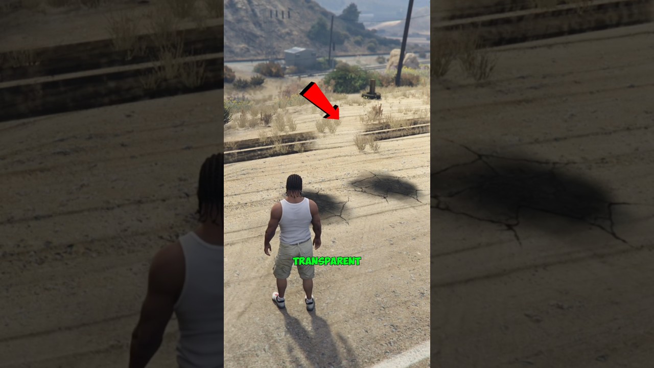 Скрытый глючный барьер в GTA 5! #gta5 #gta #gameplay #ps5