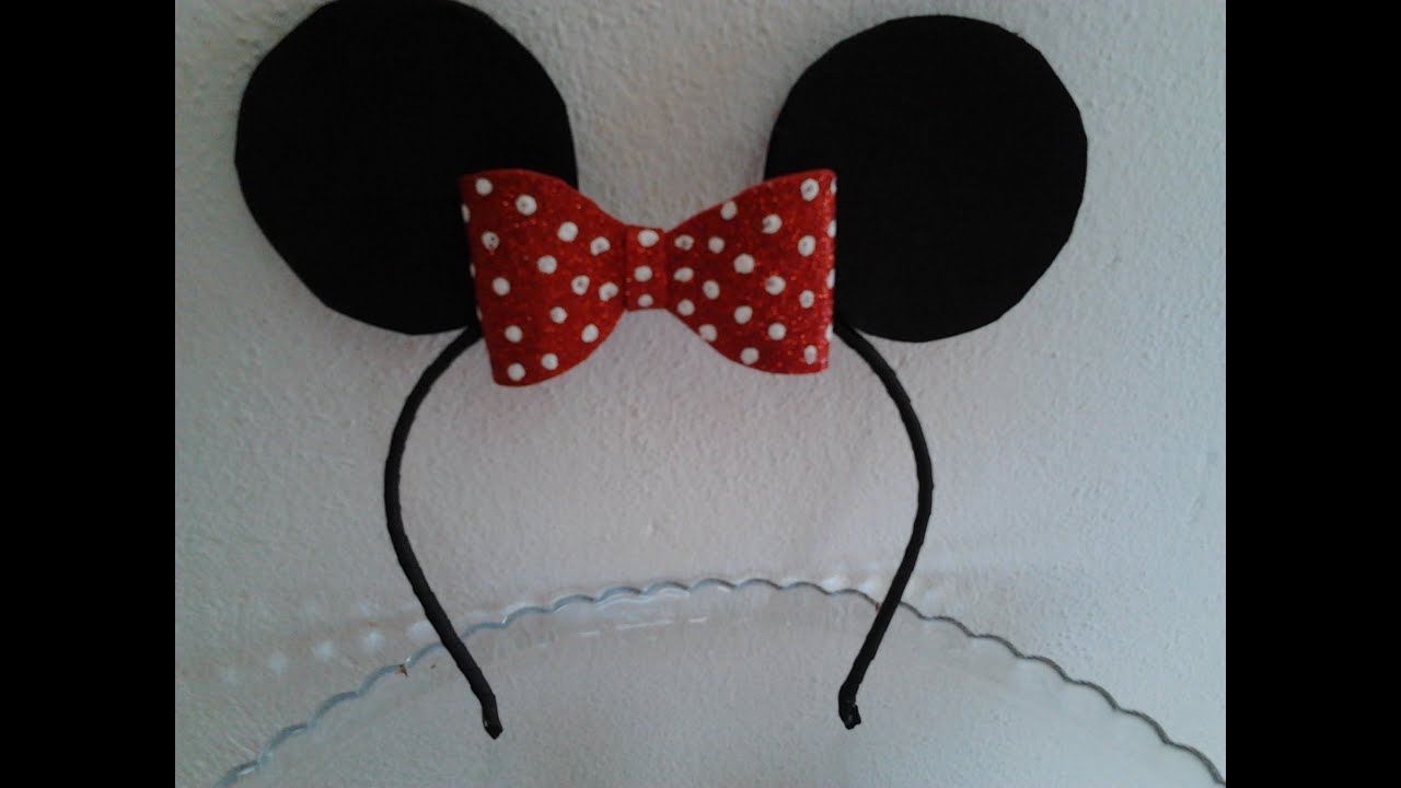 TIARA ARQUINHO DA MINNIE EM EVA