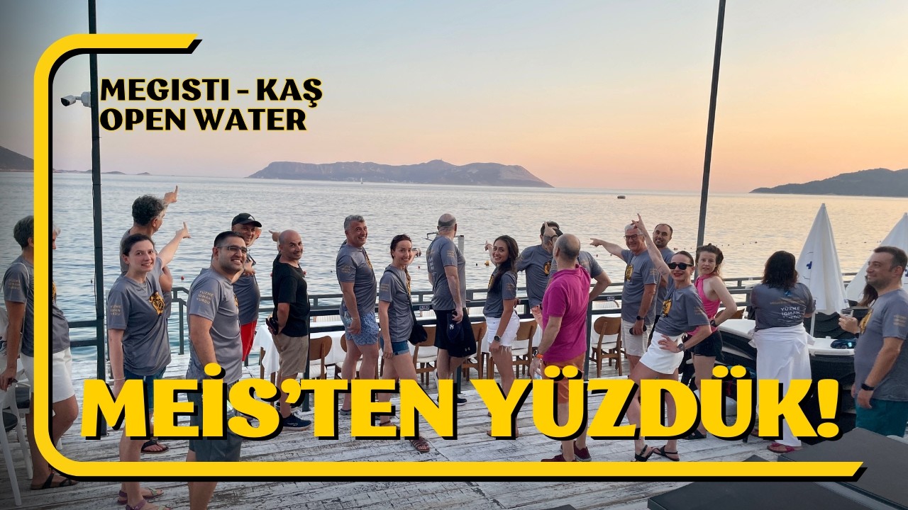 Megisti Kaş Yüzme Yarışı 2025 | 7 KM Açık Su Geçişi ve Yarış Atmosferi