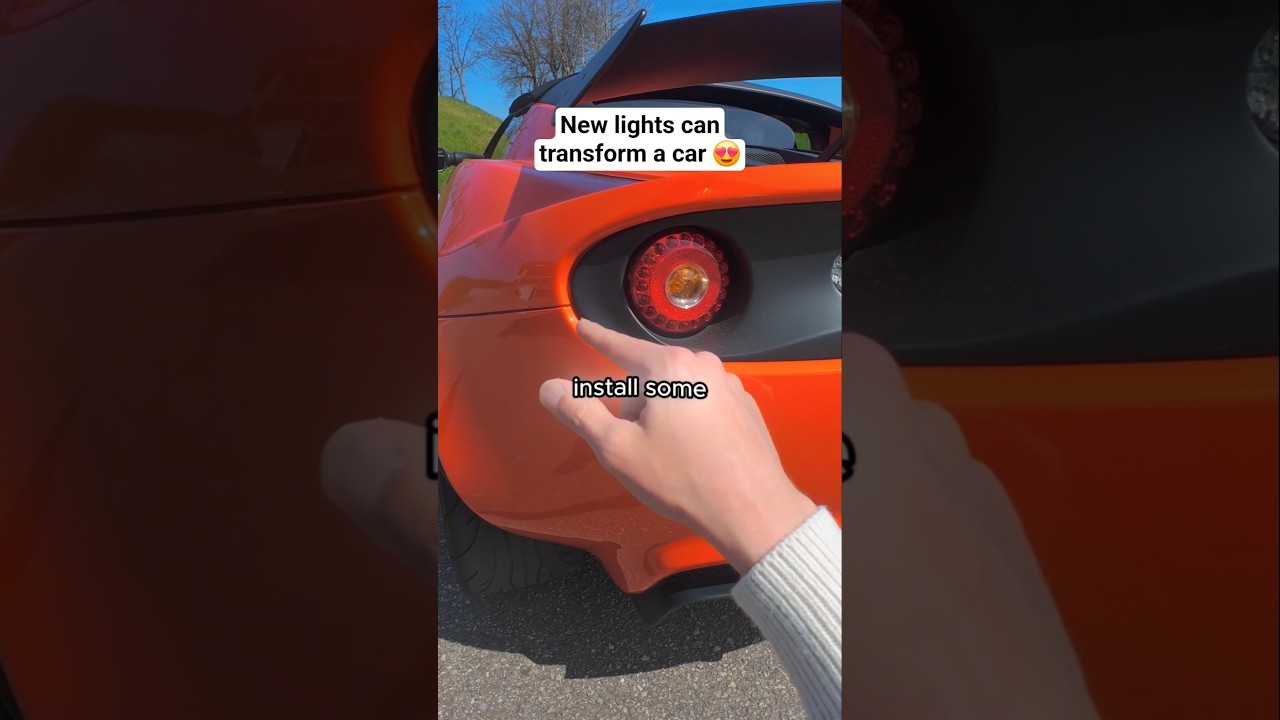 Rate the new Taillights from 1-10 🫶 #sportscar #lotuselise #ferrari #taillights #carlover