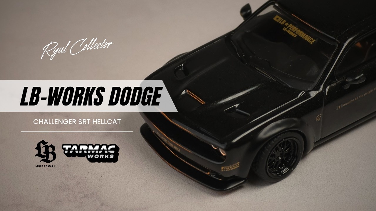 LB-Works Dodge Challenger SRT Hellcat 🔥 Una PIEZA LIMITADA de TARMAC WORKS