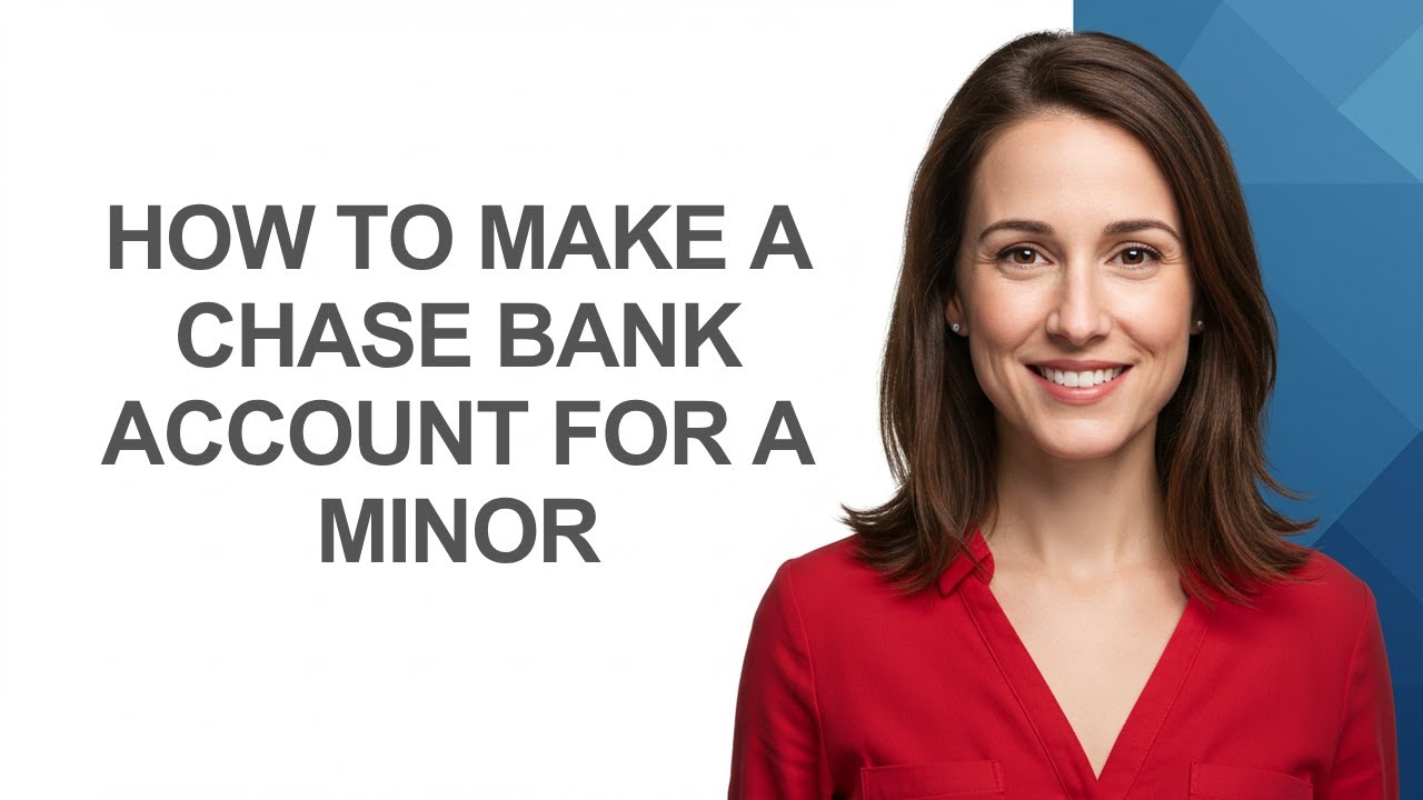 How to Make a Chase Bank Account for a Minor - AshleyHowTo