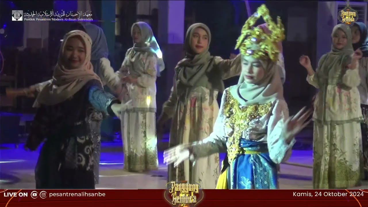 Pukauan Tarian Rangela di Panggung Gembira Al-Ihsan 2024 Pesantren Modern al Ihsan Baleendah Bandung