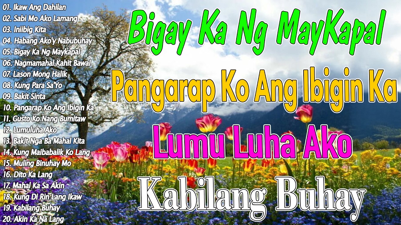 Lason Mo'ng Halik 🤍 Labis Na Nasaktan || Best OPM Love Songs Tagalog || Lumang Tugtugin 70s 80s 90s