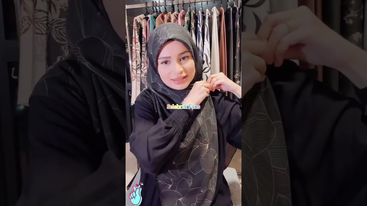 Cantiknya Izara Buat Tutorial Cara Pakai “ Bawal Instant”